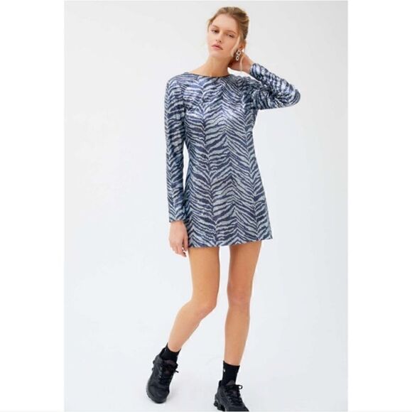 UO Wild Night Sequin Mini Dress - Picture 10 of 10